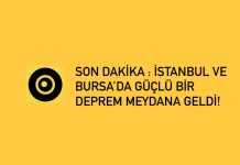 SON DAKİKA: İSTANBUL VE BURSA’DA HİSSEDİLEN 5.1 BÜYÜKLÜĞÜNDE DEPREM