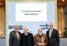 Barlas Özarıkça 70. Sait Faik Abasıyanık Hikâye Armağanı’nı Kazandı