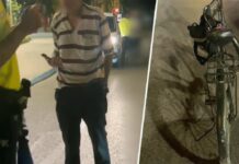 Bisiklete alkollü bindi, hayatının şokunu yaşadı