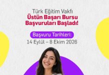 TÜRK EĞİTİM VAKFI (TEV) ÜSTÜN BAŞARI BURSU BAŞVURULARI BAŞLADI
