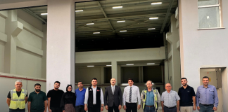 Hatay Vali Yardımcıları ve İl Müdürü Çeken Yapı Belen Küçük Sanayi Sitesi şantiyesinde
